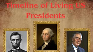 Timeline of Living US Presidents (1789-present)