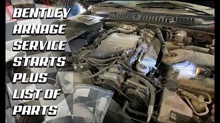 Bentley Arnage Major Service starts. Parts arrived! - Service Part 1