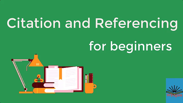 Citation and Referencing for beginners