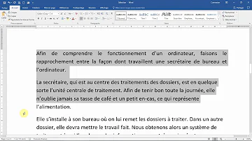 Comment sélectionner plusieurs lignes dans Word ?