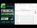 Build an Interactive Financial Dashboard in Excel Part 2 | Advanced Charts &amp; Analysis