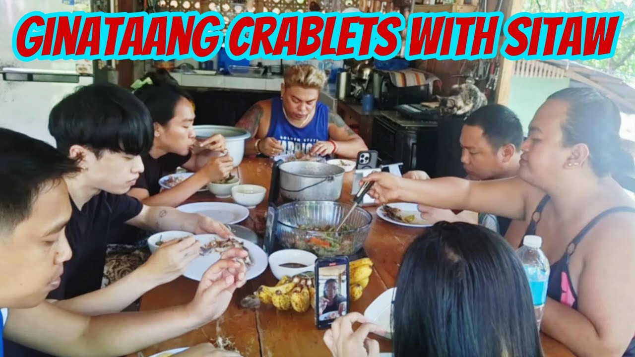 GINATAANG CRABLETS WITH SITAW KALABASA AND FLYING FISH / MOMSHIE G