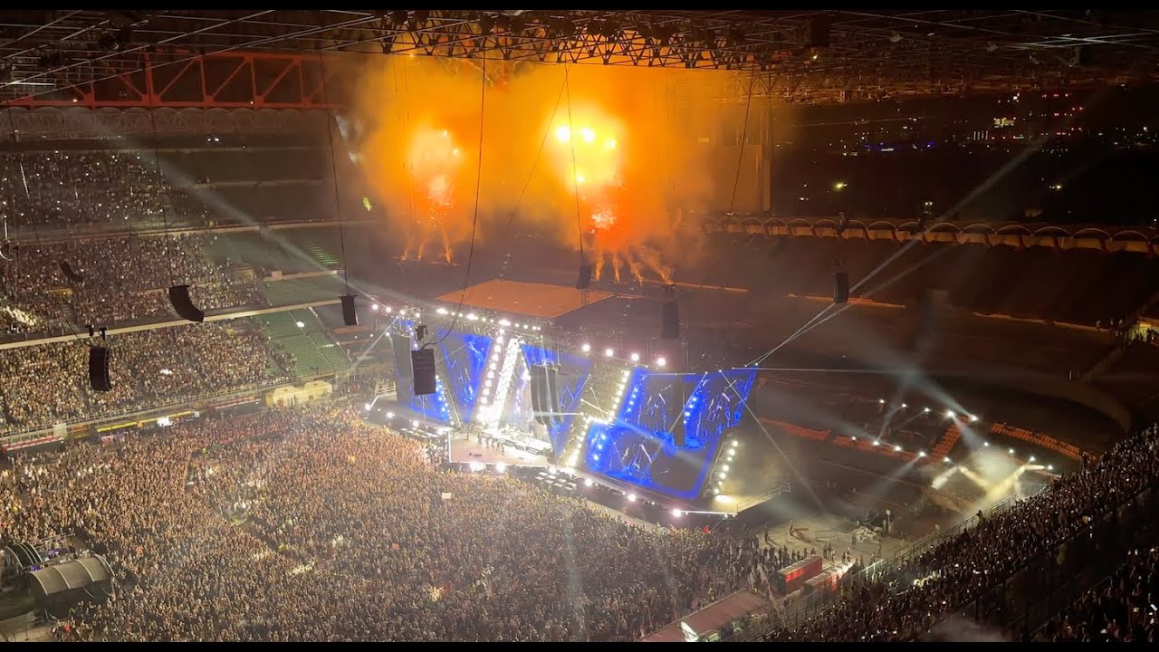 ALBACHIARA [Fine concerto + pyro] - VASCO ROSSI LIVE 2024 [4K]