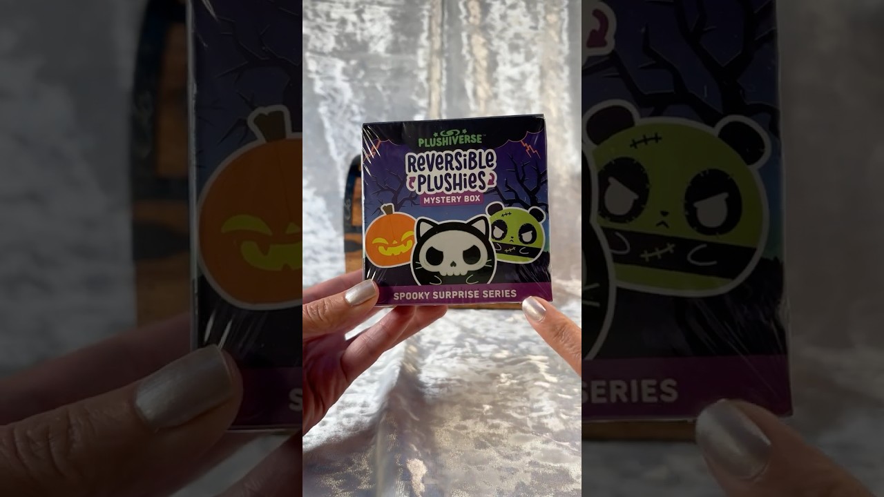 🎃 Spooky Cute ASMR! Teeturtle Reversible Halloween Mystery Plushie Unboxing 👻 | Pumpkin Reveal!