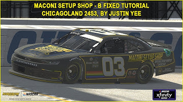 iRacing Xfinity B Fixed Chicagoland Guide to Qualifying and Race 24S3