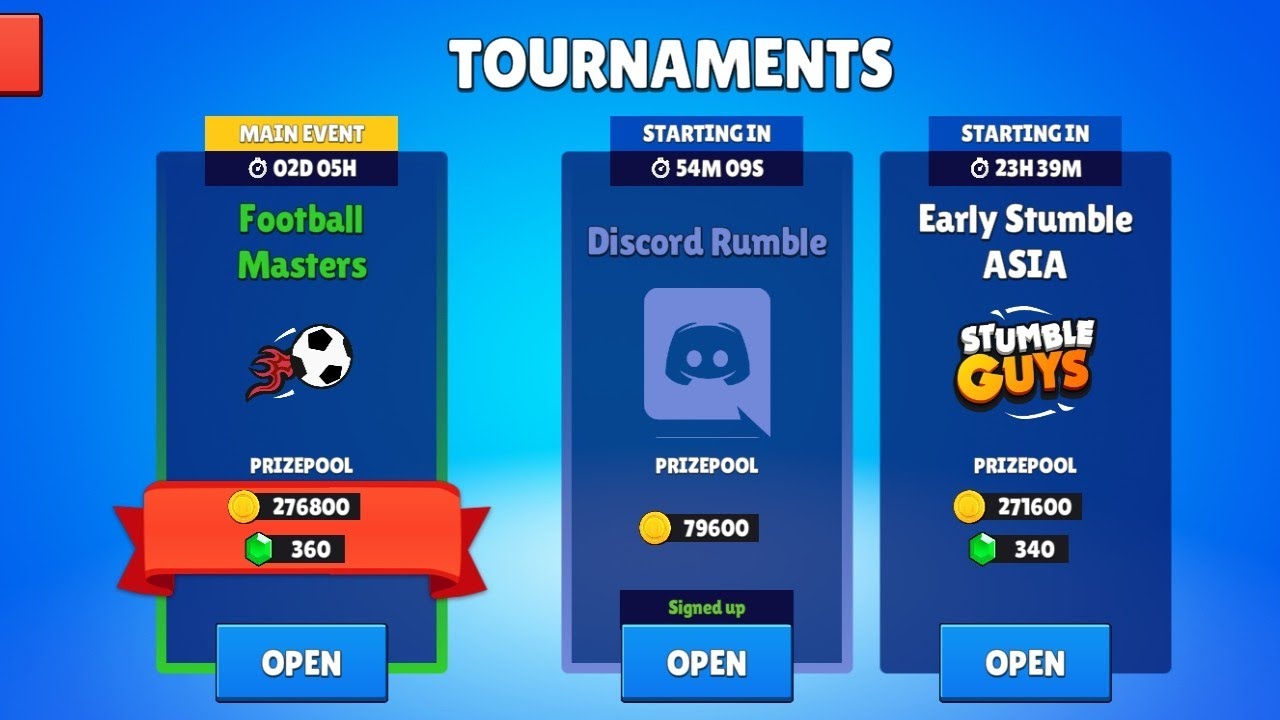 Stumble Guys - How to Create a Tournament