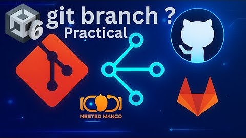 git branch using Command Prompt : Practical work from master git with Unity