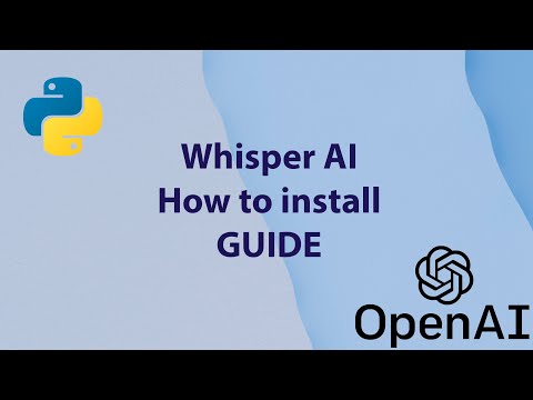 Перевод аудио в текст | Whisper OpenAI на Windows | Инструкция по установке