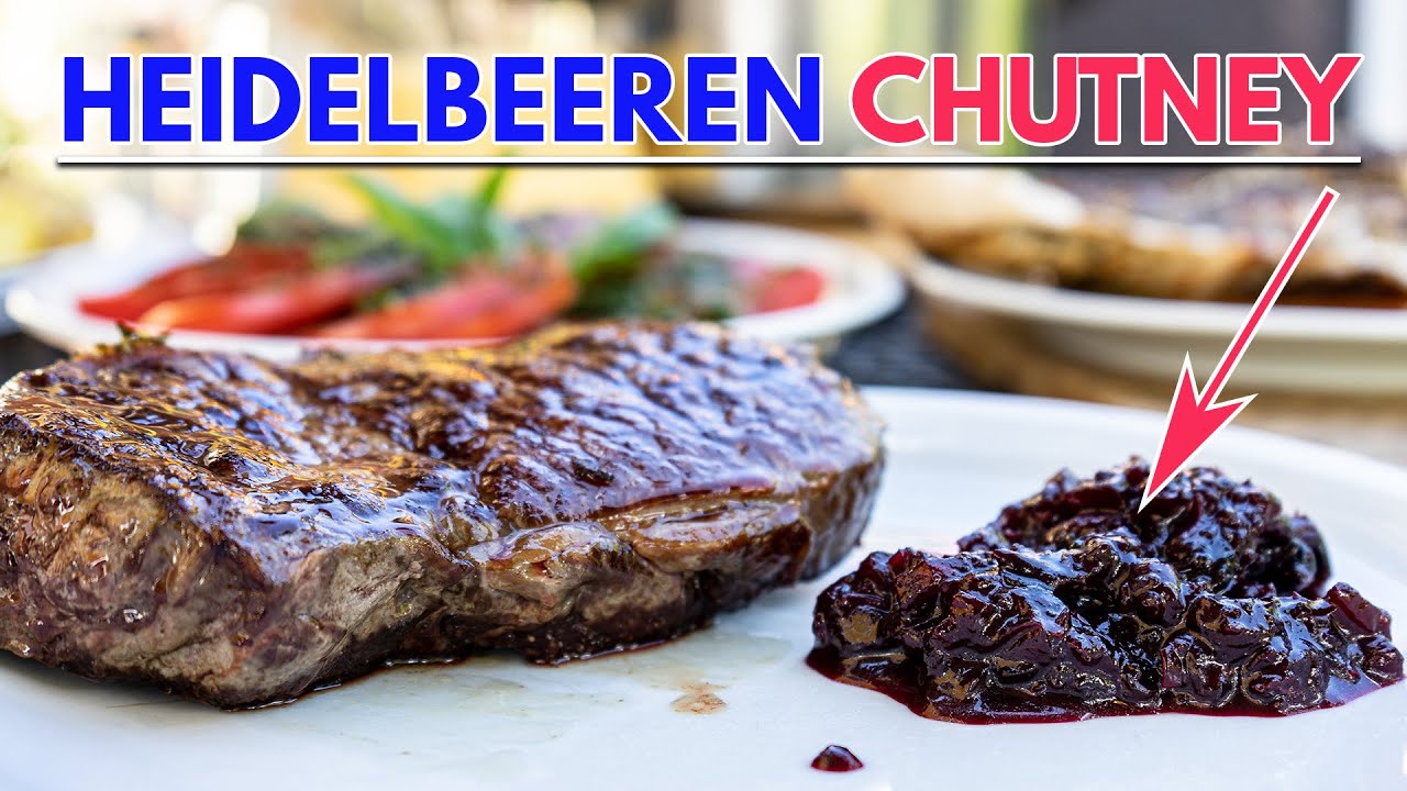 fruchtiges Heidelbeer Chutney selber machen - Apfel und Heidelbeer Rezept