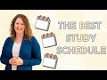 How To Create The BEST Study Schedule