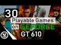30 Juegos Jugables para GeForce GT 610