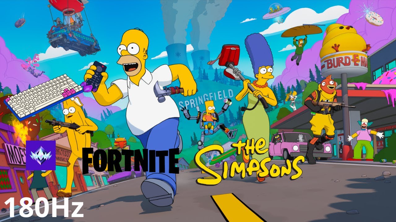 RX 580 | Ryzen 5 5500 | Fortnite Battle Royale Temporada dos Simpsons Benchmark | 20 kill