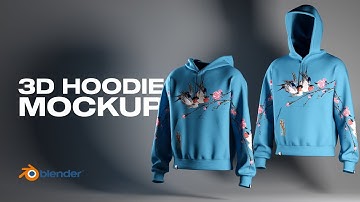 3D Hoodie Mockup - Blender Tutorial