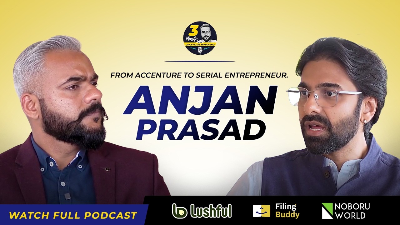 From Accenture to Serial Entrepreneur | Anjan Prasad’s Business & Startup Journey | FilingBuddy |