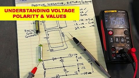 {780} Voltage Polarity and Values Explained