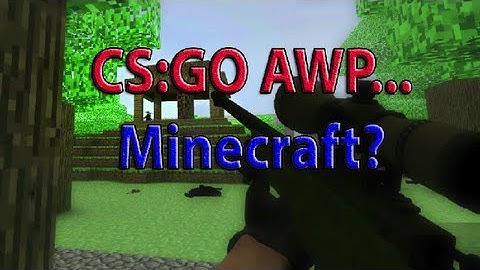CS:GO AWP... Minecraft?