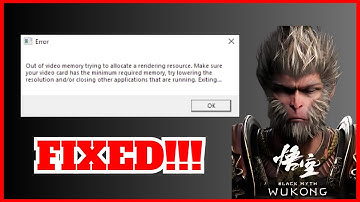 How to Fix Black Myth Wukong "Out Of Video Memory" Error on PC | Full Guide 2024
