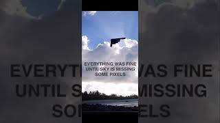 B-2 Bomber: The Sky Was Missing Pixels 👀 #B2Bomber #StealthBomber #MilitaryTech