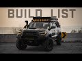 Tacoma lifestyle 3rd gen full rig walk around  complete build list