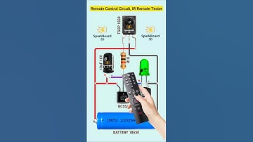 Remote control circuit | Remote tester circuit | IR tester #shorts #circuit