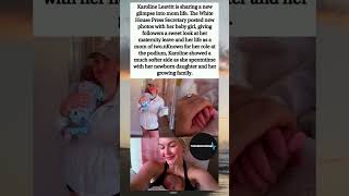 👶 Karoline Leavitt Shares Sweet Maternity Leave Moments with Baby Vivi#fyp #fypage #ytshorts #shorts