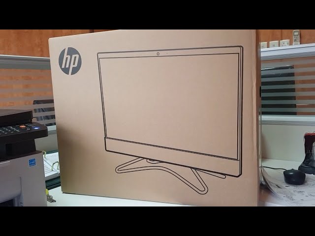 HP All in One PC 22 Intel CORE i5 9th Gen Unboxing - YouTube