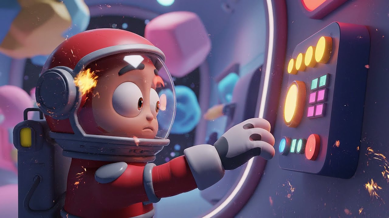 Among Us Violet Crewmate Locked the Electric Door | Kids Songs & Nursery Rhymes