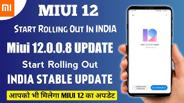 MIUI 12 START ROLLING OUT IN INDIA | MIUI 12.0.0.8 STABLE UPDATE FOR REDMI K20 | MIUI 12 UPDATE | MI