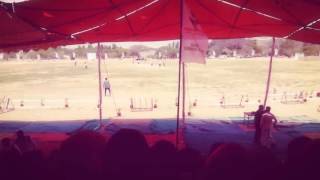 The cricket match in the Karachi university trailer