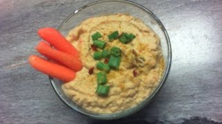 Raw Vegan VEGGIE and sprouted CHICKPEA HUMMUS