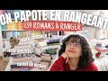 139 romans  ranger   6 colis  ouvrir  on papote 