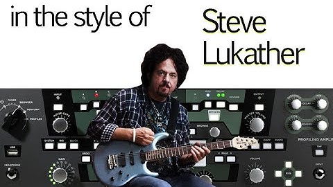 STEVE LUKATHER in the style of KEMPER PACK rig || LIVE PLAY ROCK || Mr.T #kemper #kemperpack