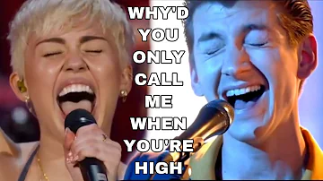 Miley Cyrus & Arctic Monkeys - Why’d You Only Call Me When You’re High (The Unofficial Remix)