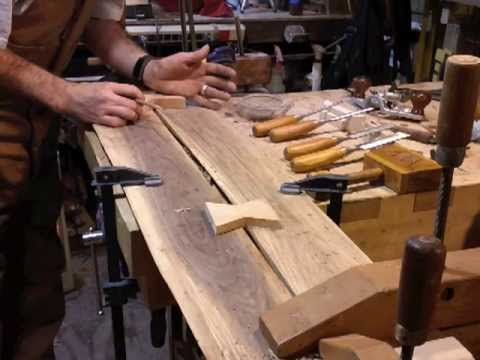 Hand inlay bowtie - YouTube