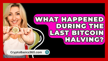 What Happened During the Last Bitcoin Halving? - CryptoBasics360.com
