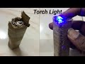 How to make a Simple Torch Light using Cardboard! Homemade Card board Torch Light