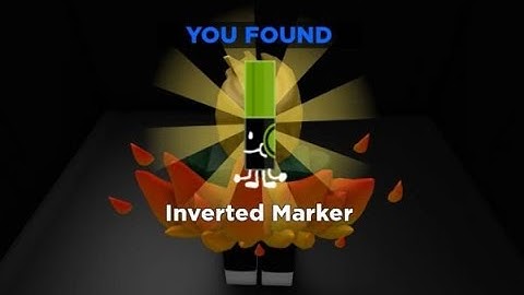 How to get INVERTED marker in FIND THE MARKERS Roblox [ Updated 2025 ]