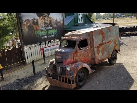 The Creeper Truck arrives at Spookywoods!!!