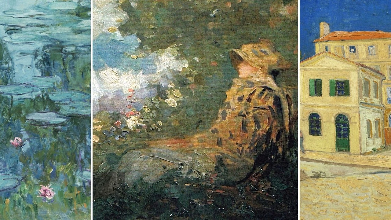 Fine Art TV — Silent Art Gallery · July 22 Night | Grigorescu · Woman In The Garden & others