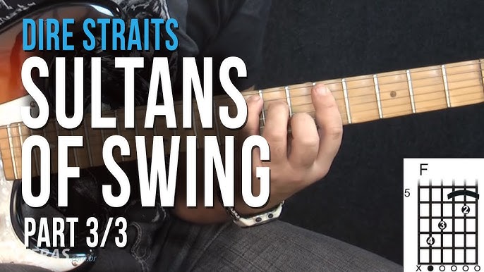 Dire Straits Sultans Of Swing Part 2 3 How To Play On Guitar Youtube