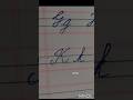 Cursive alphabetic letter K &k /calligraphic easy #simple handwriting #short vedio