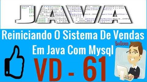 Curso Programação - Curso Completo De Java E MYSQL - Reiniciando o sistema de vendas - 61