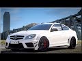 The Stig Taking the Mercedes - Benz C63 for a Spin - Insanegaz