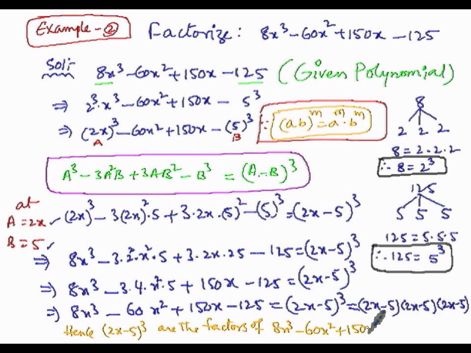 math.factor r Method Algebra Special PART2 Products Using Factorization math.factor r Method Algebra Special PART2 Products Using Factorization