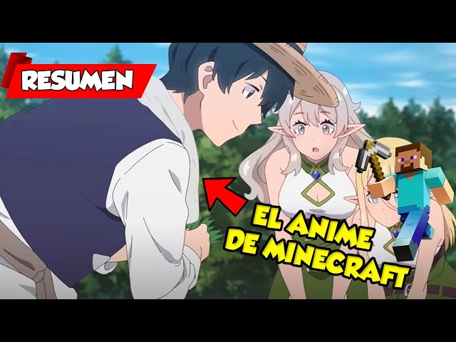 🔥 EL ANIME DE MINECRAFT  isekai nonbiri nouka RESUMEN CAP 1-4