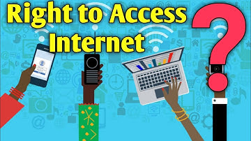 Right to access Internet || internet is fundamental Right|| Current affairs