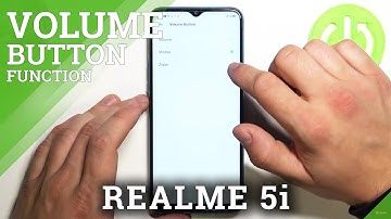 How to Change Volume Keys Control in Realme 5i Camera - Assign Camera Feature to Volume Button