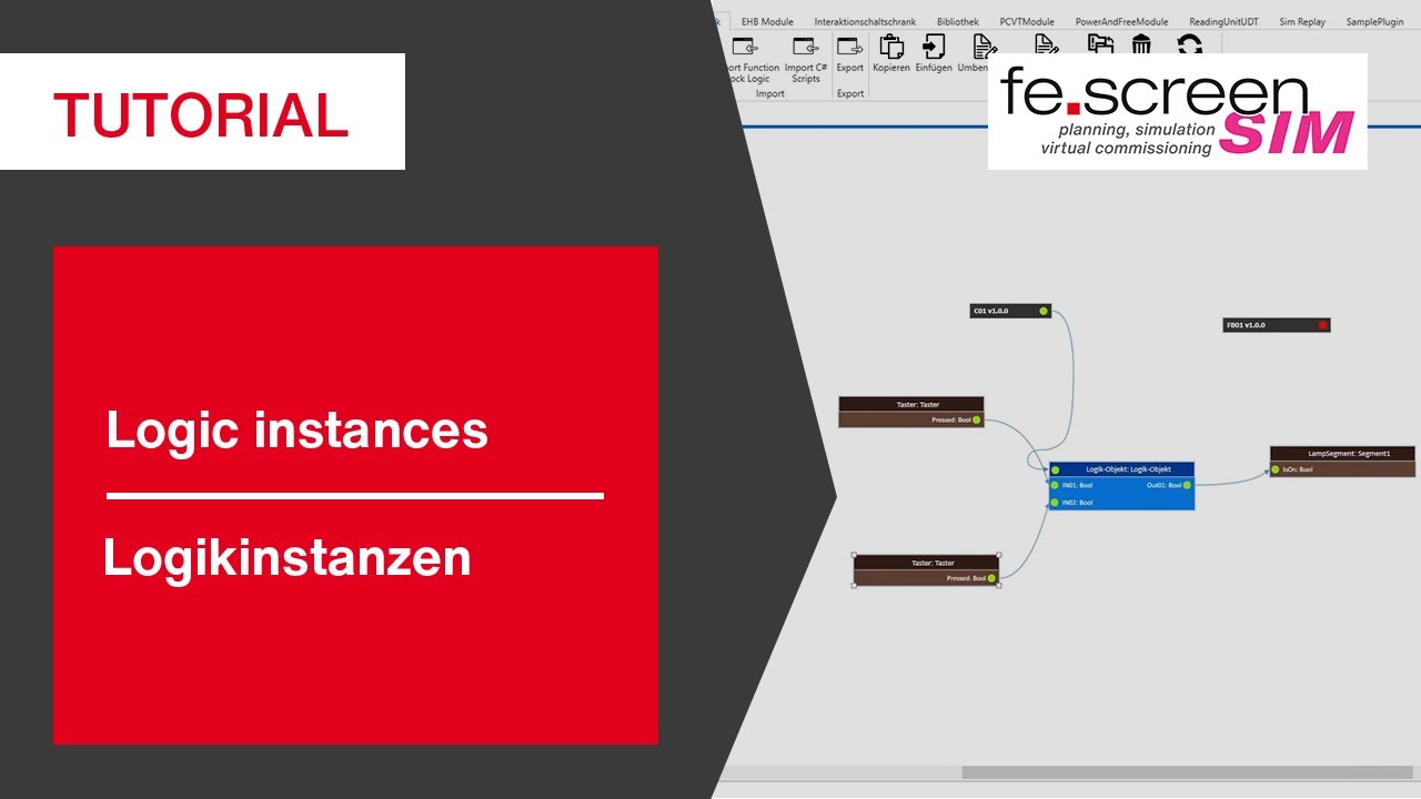Tutorial – fe.screen-sim: Erzeugen von Logikinstanzen