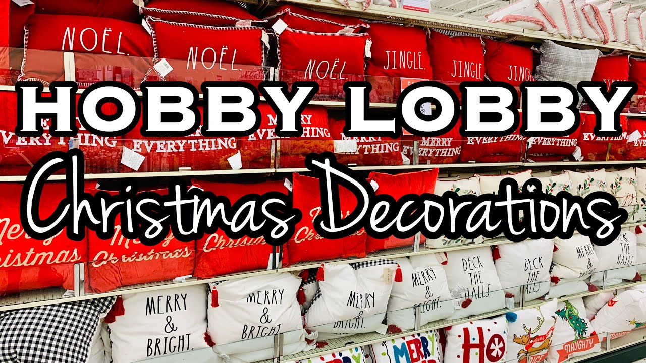 HOBBY LOBBY CHRISTMAS DECORATIONS 2020 • CHRISTMAS DECOR 2020 • SHOP