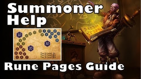 League of Legends: Summoner Help - Rune Pages Guide